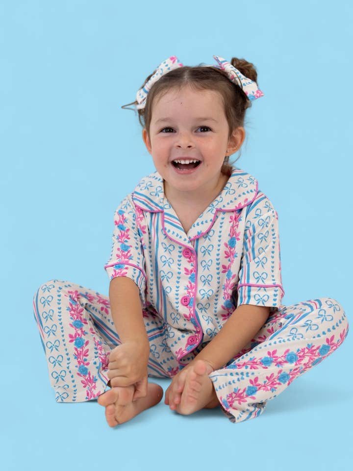 Dream Big Little Co. - Wholesale Sleepwear Set - Kids - PETITE POSIE DREAM GIRL'S FLARE SET10