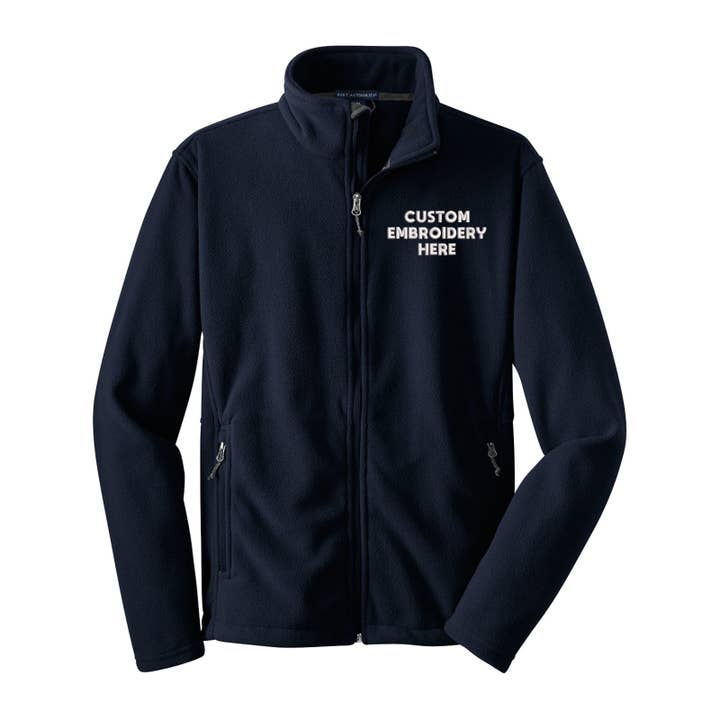 TSS Printing - Wholesale Fleece - Men's - Custom Embroidered Fleece Jacket – Your Logo Included 6 pcs8
