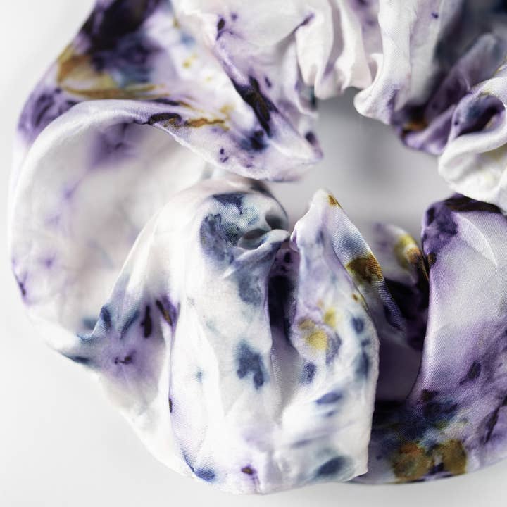 DYE KWEEN - Wholesale Scrunchie - Women's - Botanically Dyed Silk Scrunchie7