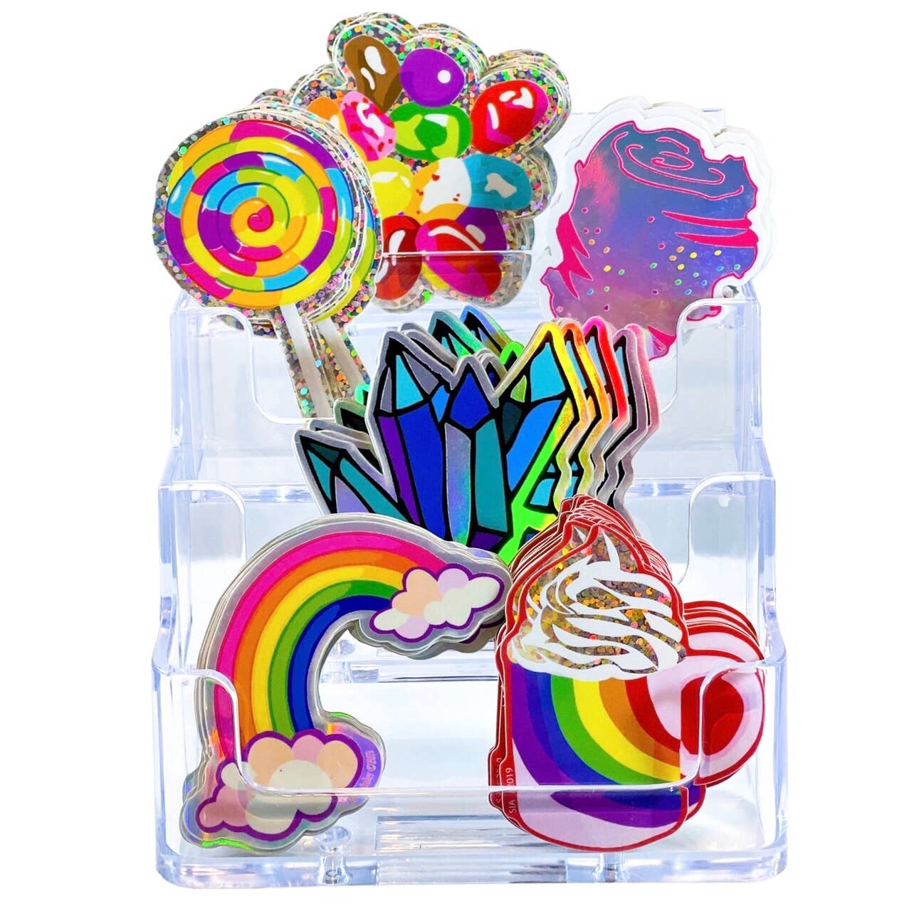 Surprise Inside Art - Wholesale Sticker - Holographic Rainbow Weatherproof Vinyl Sticker2