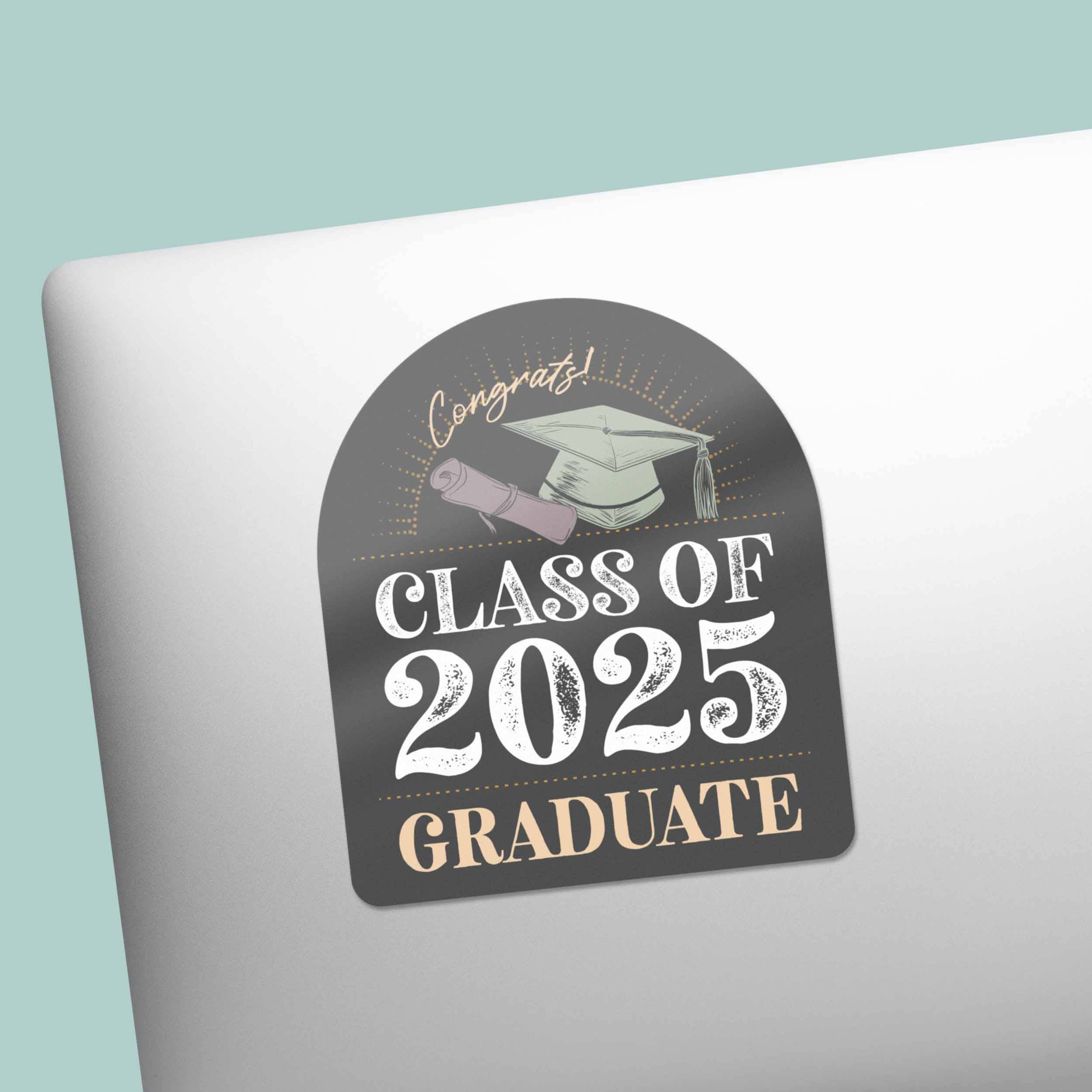 Sentinel Supply - Wholesale Sticker - Class of 2025 Graduation Stickers - HS & College Grad Decals2