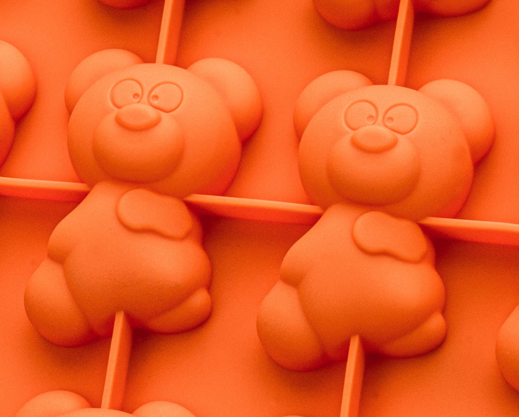 Mobi - Vente Moule pour chocolat - 12 bouchées de bout d'ours, moule en silicone1