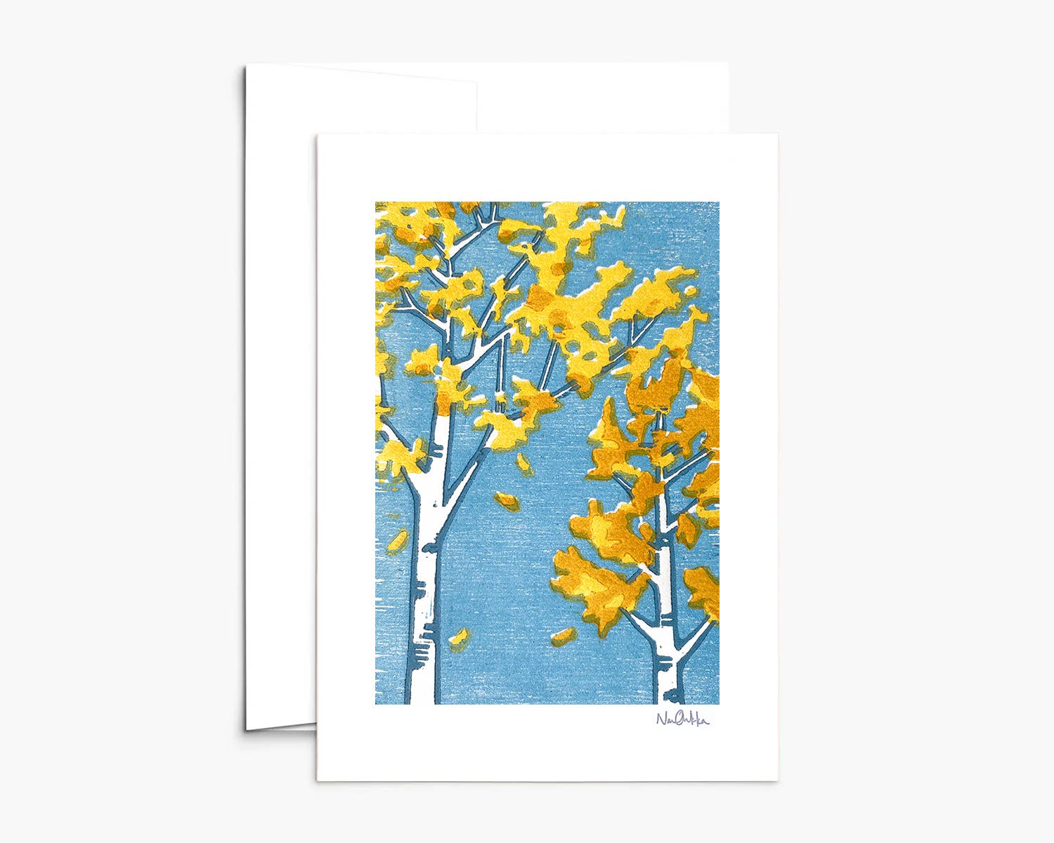 Nan Onkka Prints - Vente Carte de vœux classique - Carte de vœux Season of Change1