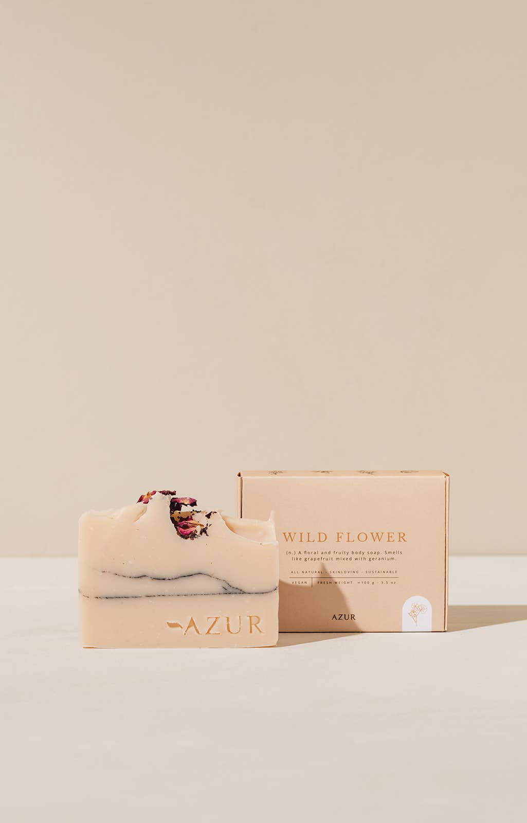 Azur Natural Bodycare BV - Wholesale Bar Soap - WILD FLOWER | body bar | natural soap7