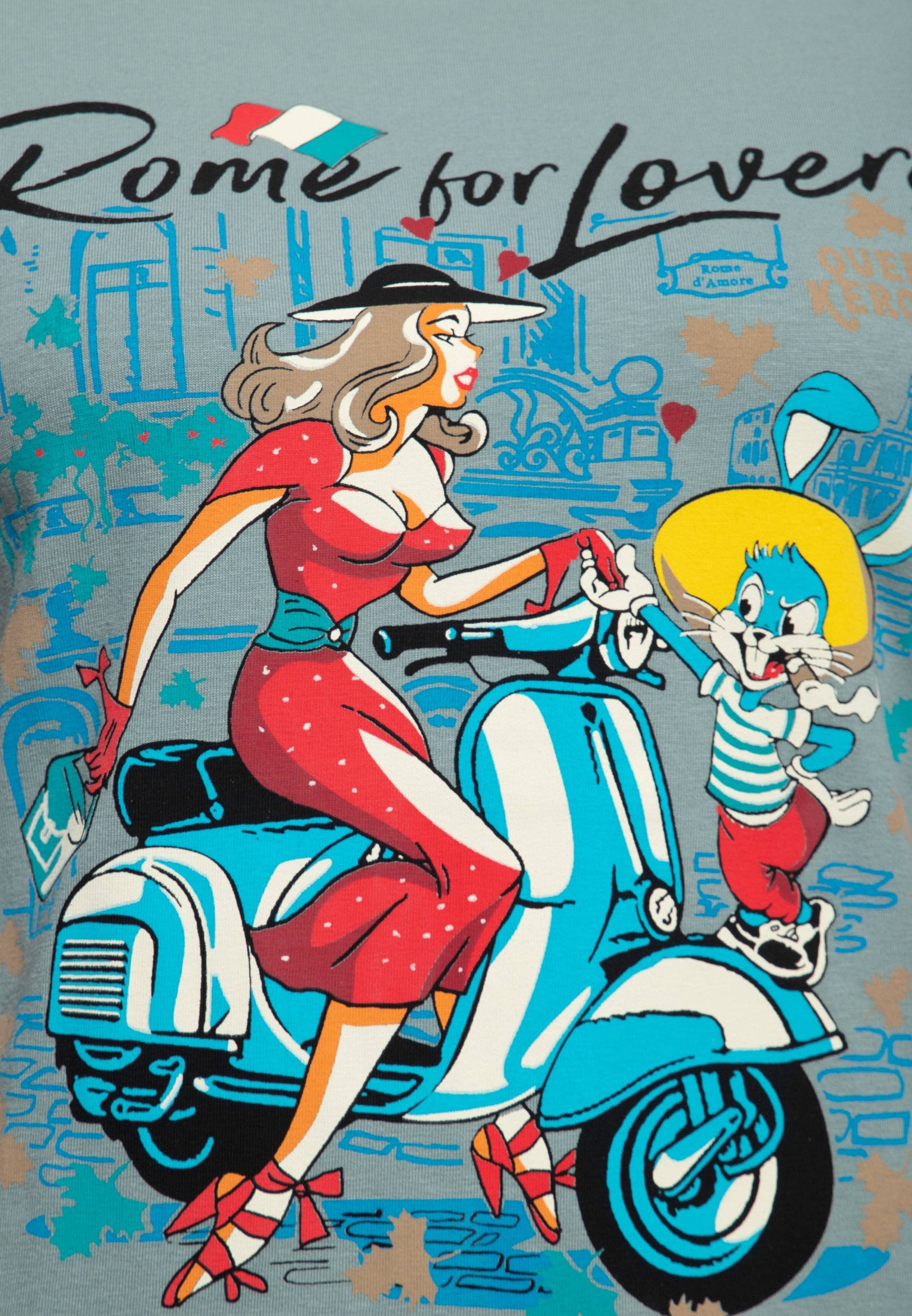 KING KEROSIN - Wholesale T-shirt (Zonder tekening) - Dames - Rome for Lovers T-shirt van KING KEROSIN7