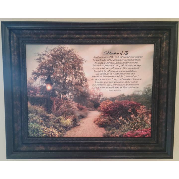 RLV411A | Lampada da parete «Celebration of Life», stampa post-artistica per la vendita all'ingrosso da parte di Roslyn Décor