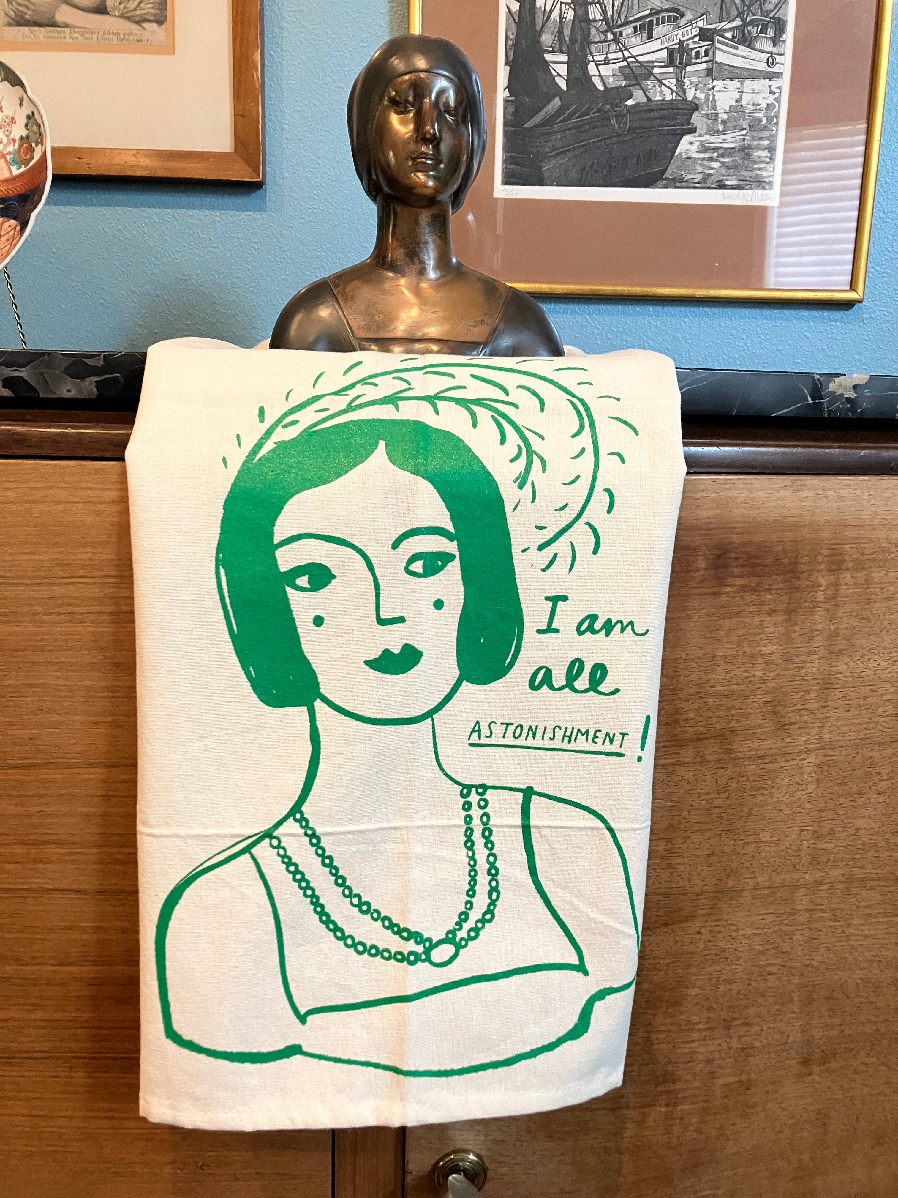 Colleen Harrington Studio - Wholesale Tea Towel - 100% Cotton Tea Towel - Jane Austen I Am All Astonishment5