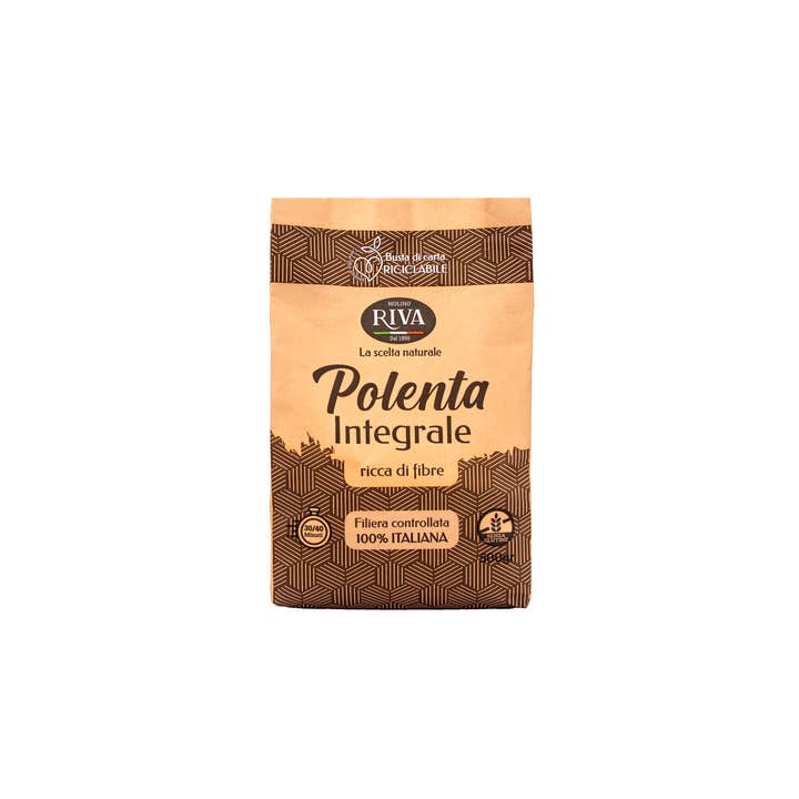 Molino Riva – Großhandel Maismehl – 100% RECYCELBARE VOLLKORN-POLENTA 500G