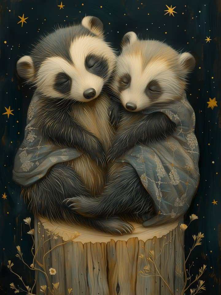 Cuddle Time: Badger | Map Fripperies for wholesale by Fripperies