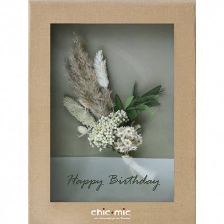 Verjaardagsdoos met gedroogde bloemen voor wholesale door Maison Royal Garden