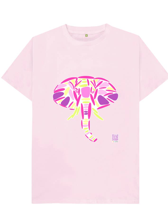 T-shirt enfant éléphant rose pour la vente par Dodo & Pals