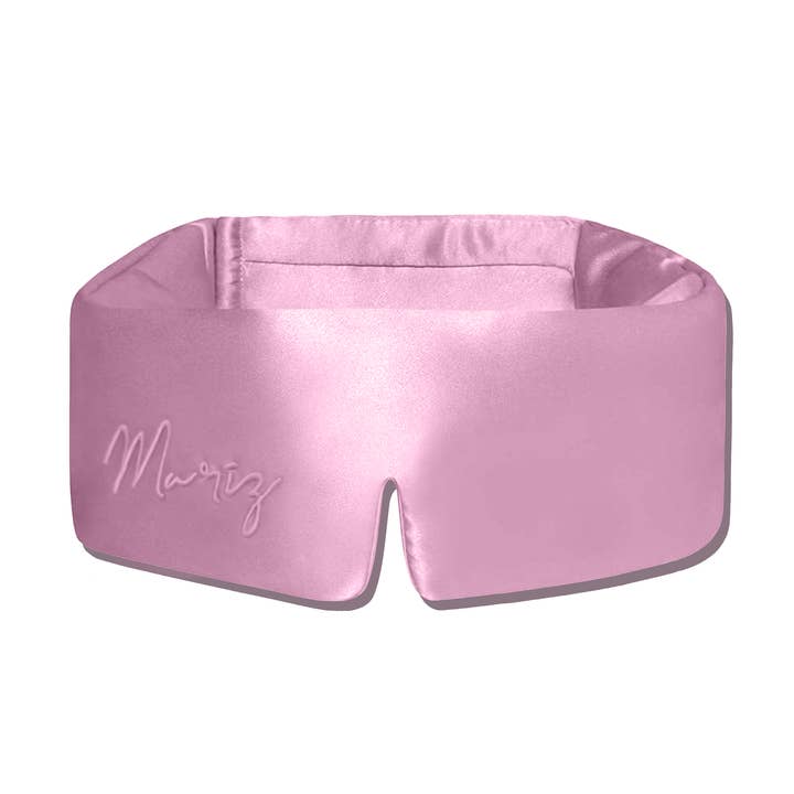 Rosé Verstelbaar Zijde Slaapmasker voor wholesale door MARIZ SILK