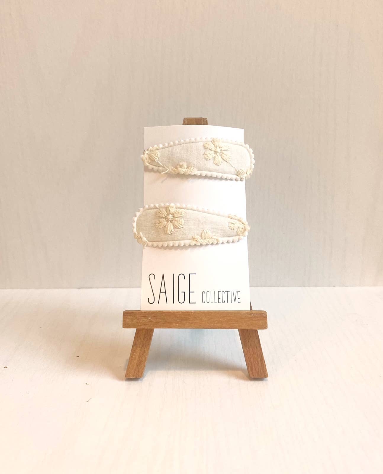Saige Collective - Wholesale Hair Clip - Women's - Boho Embroidered Hair Clip5