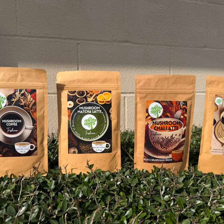 4-pack - Svampsamplerset - Fullstora påsar för wholesale av Trishnna Tea