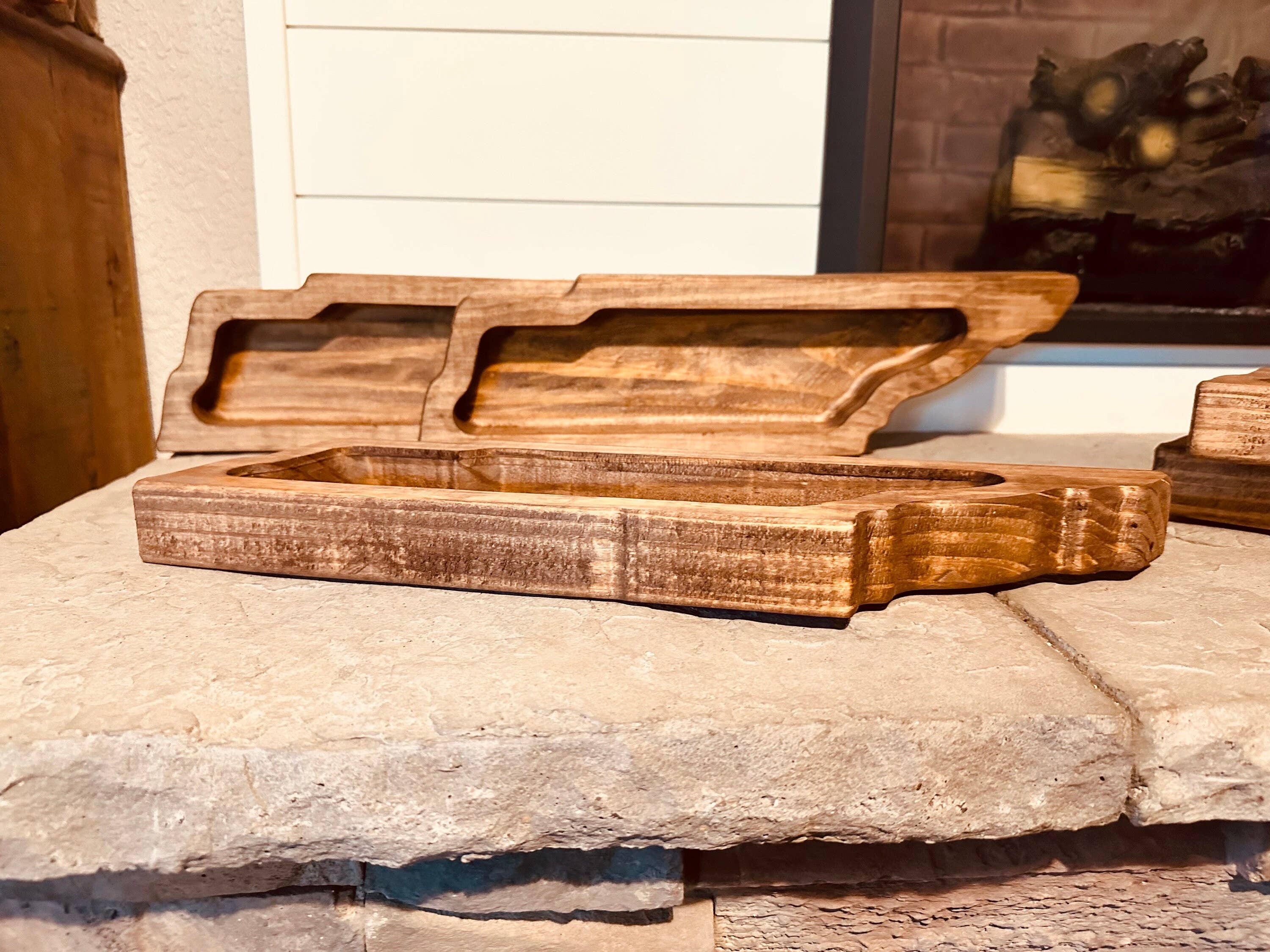 McCain's Furniture Co - Wholesale Candle Holder - Tennessee Stained - Wholesale Bundle of 5 - Candle Ready7