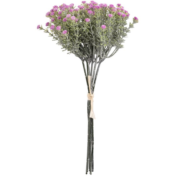 Eleganza Floral – wholesale Artificial flowers – Mini Open Gypsophilia Bunch x 6 Lilac 33cm