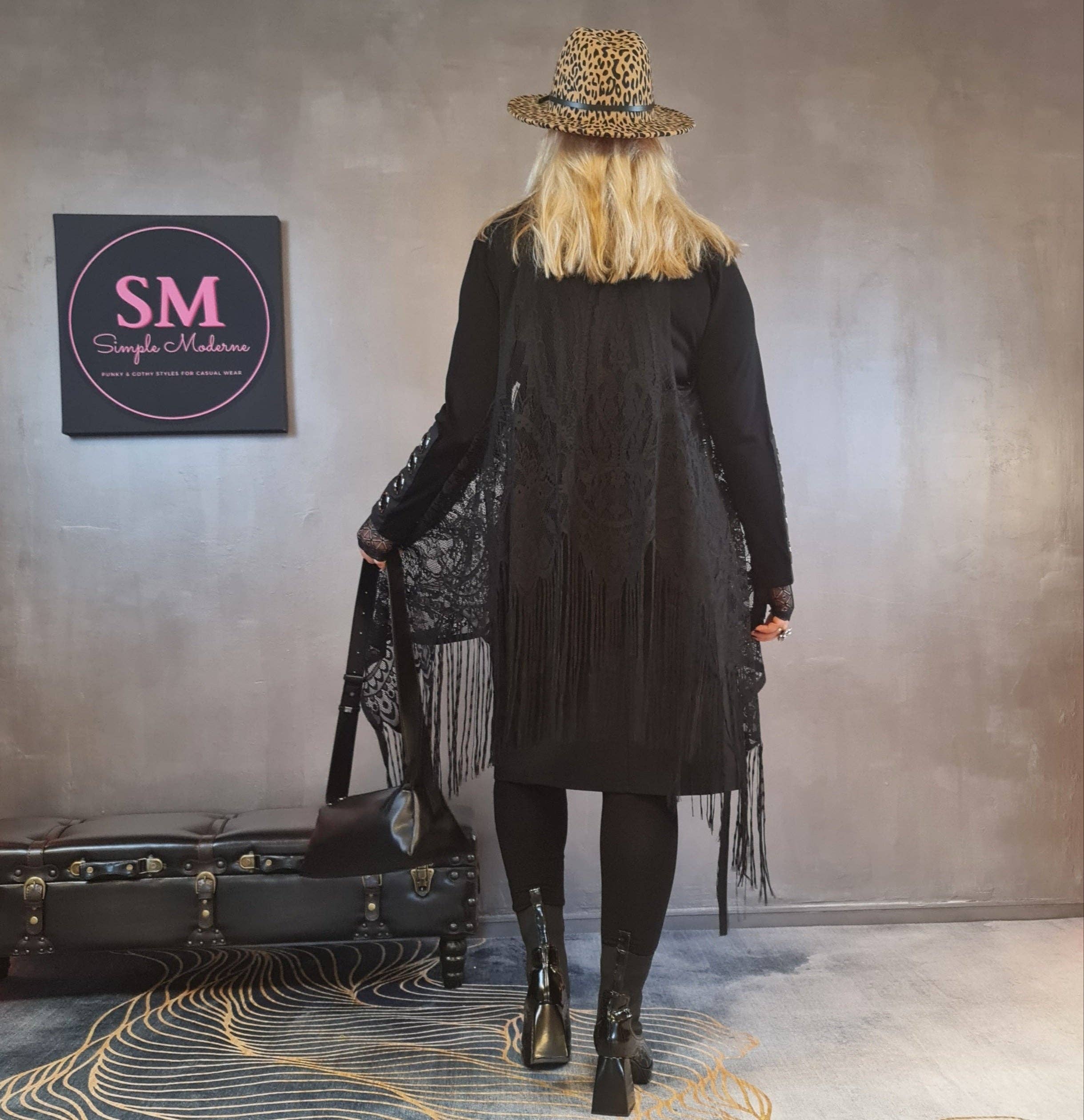 Simple Moderne - Wholesale Rok - Dames - Simple Moderne vintage punk legging met halve rok12