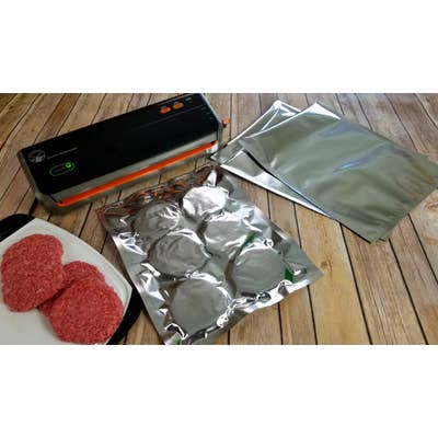 SteelPak FoodSaver 11"x14" 1 Gallon Mylar Vacuum Bags for wholesale by Discount Mylar Bags (ShieldPro Flexible Packaging)