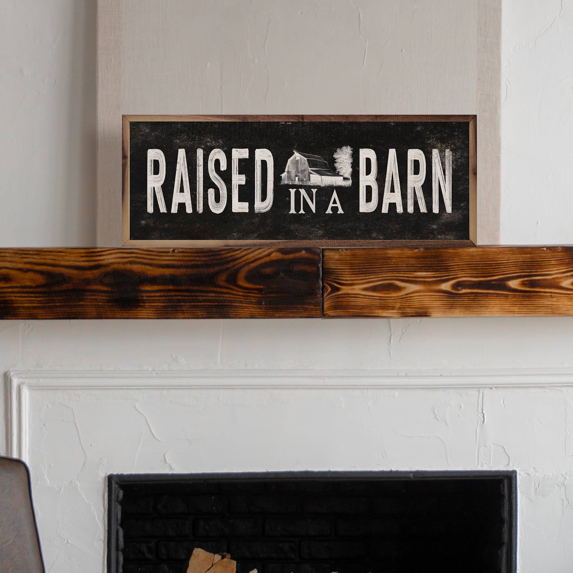 Kendrick Home - Wholesale Sign - Raised In A Barn Black1
