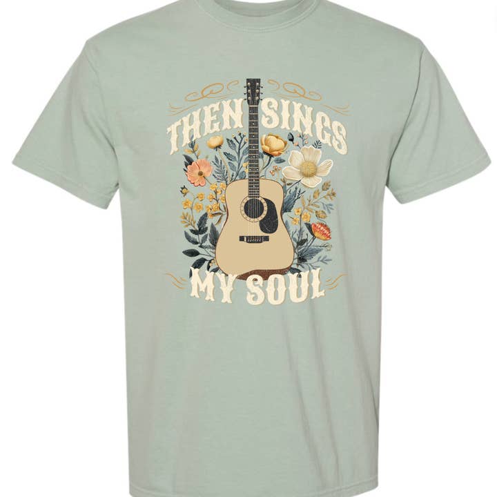 Kiki's Boutique - Wholesale Screen Printed T-Shirt - Women's - Then Sings My Soul Graphic Tee