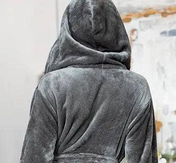 Lotus Linen - Wholesale Robe - Women's - Women’s Plush Hooded Robe - Spa-Worthy Comfort at Home7