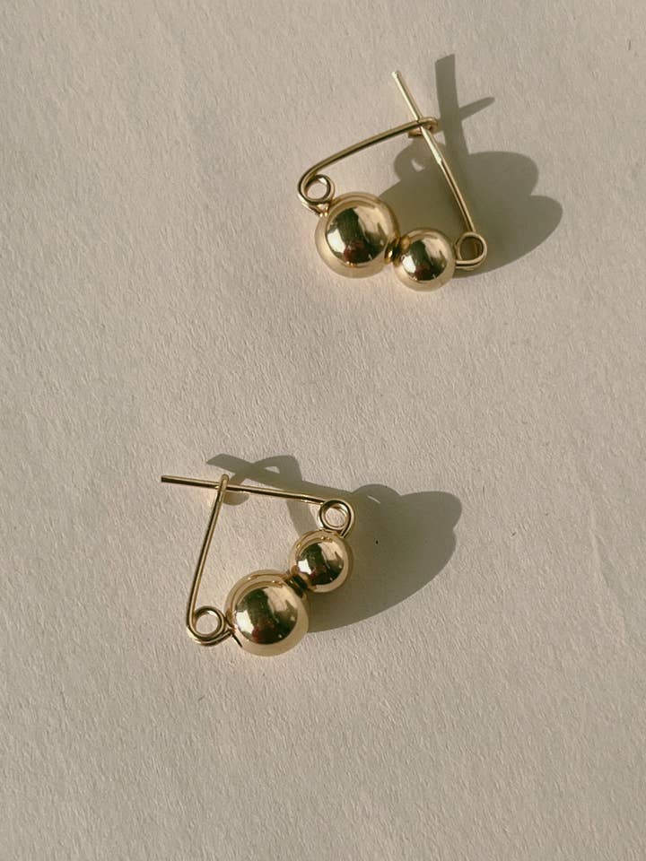 Boucles d'oreilles en gourde pour la vente par Marida Jewelry