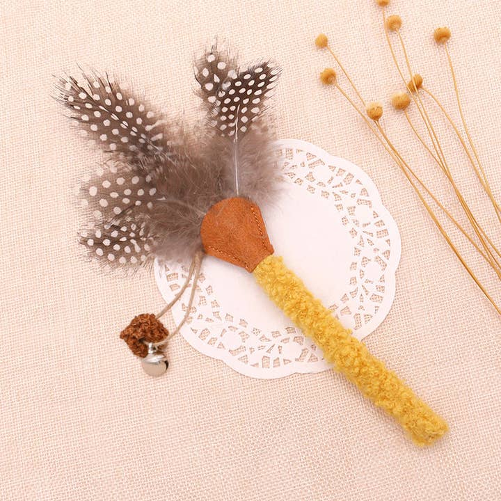 Cheerhunting – wholesale Pet toy set – Cat – Moo - 3 pcs Cat Feather Toy Set1