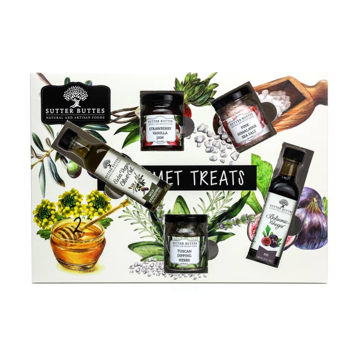 Sutter Buttes - Wholesale Gift Bag Set/Pack - 6 Days of Gourmet Treats Gift Set