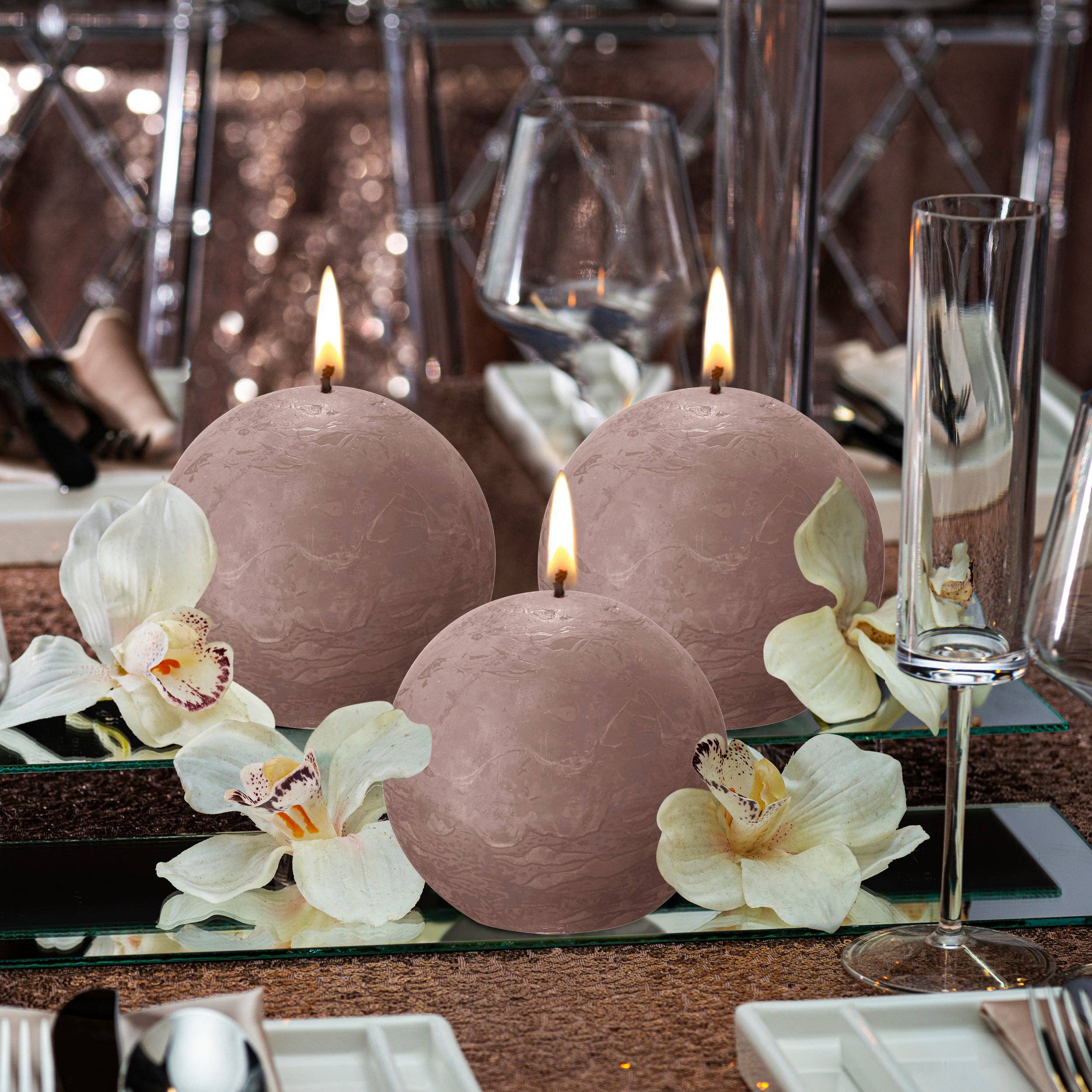 BOLSIUS – Velas de decoração por atacado – 6 Velas rústicas 3" - Inperfuted - Natural - Eco-Friendly - Cera Plant-Based - **Vendido Individualmente56