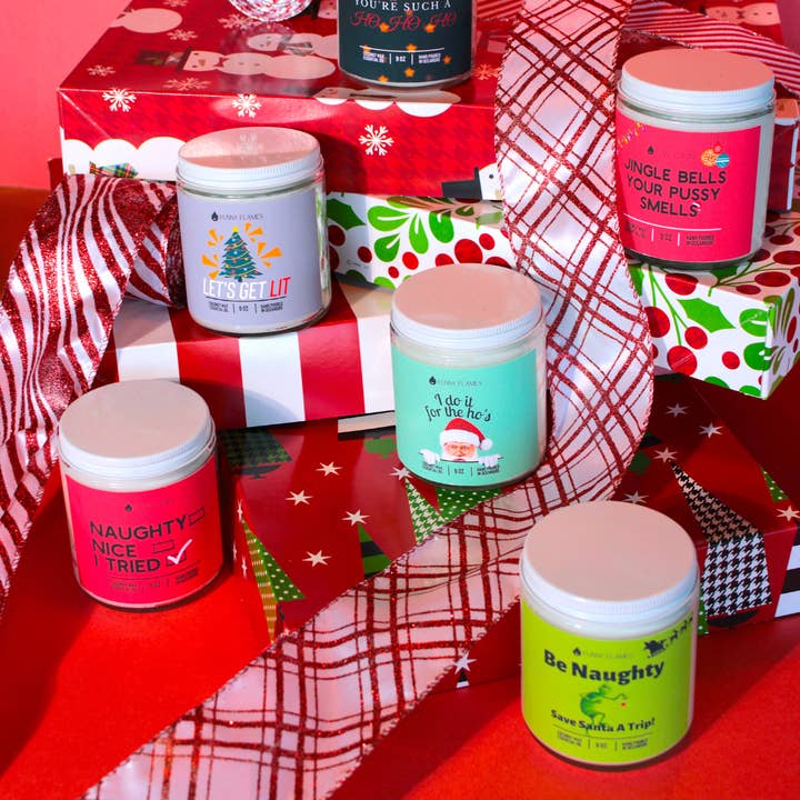 Funny Flames Candle Co - Les Creme - Wholesale Jar/Filled Candle - Holiday 2025 Best Sellers Collection 9oz Candles51