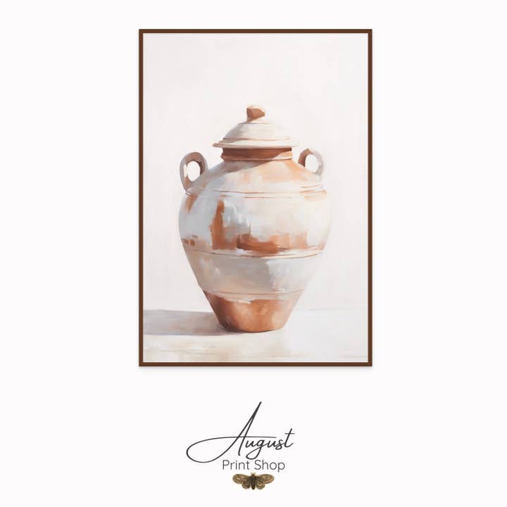 Terracotta Pot IV for wholesale by August Print Shop