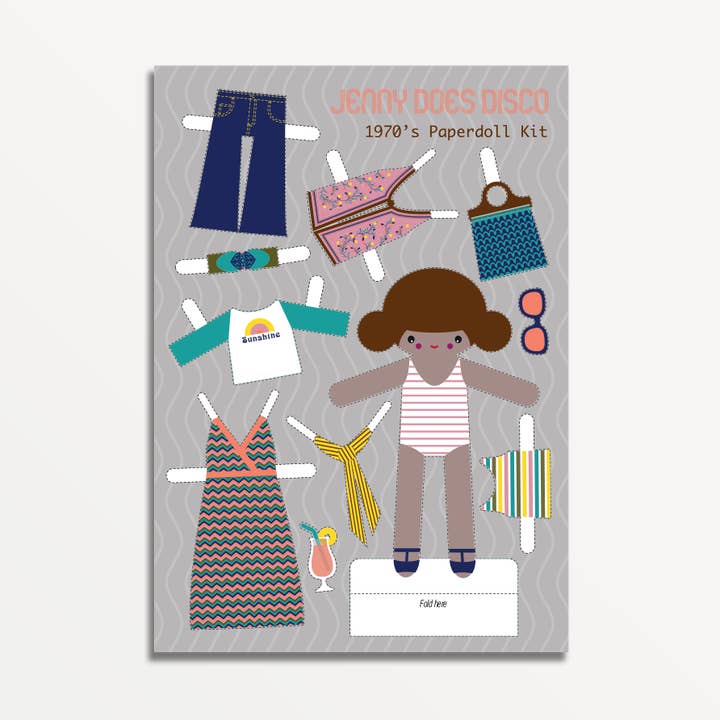 Jenny fait une carte Disco pour la vente par Neon Hotdog