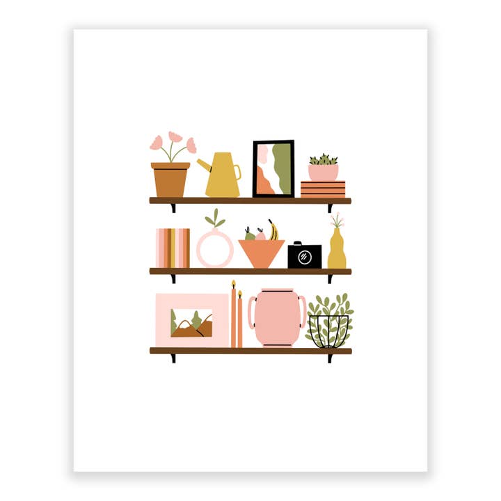 Shelf Print for wholesale by Laura Supnik