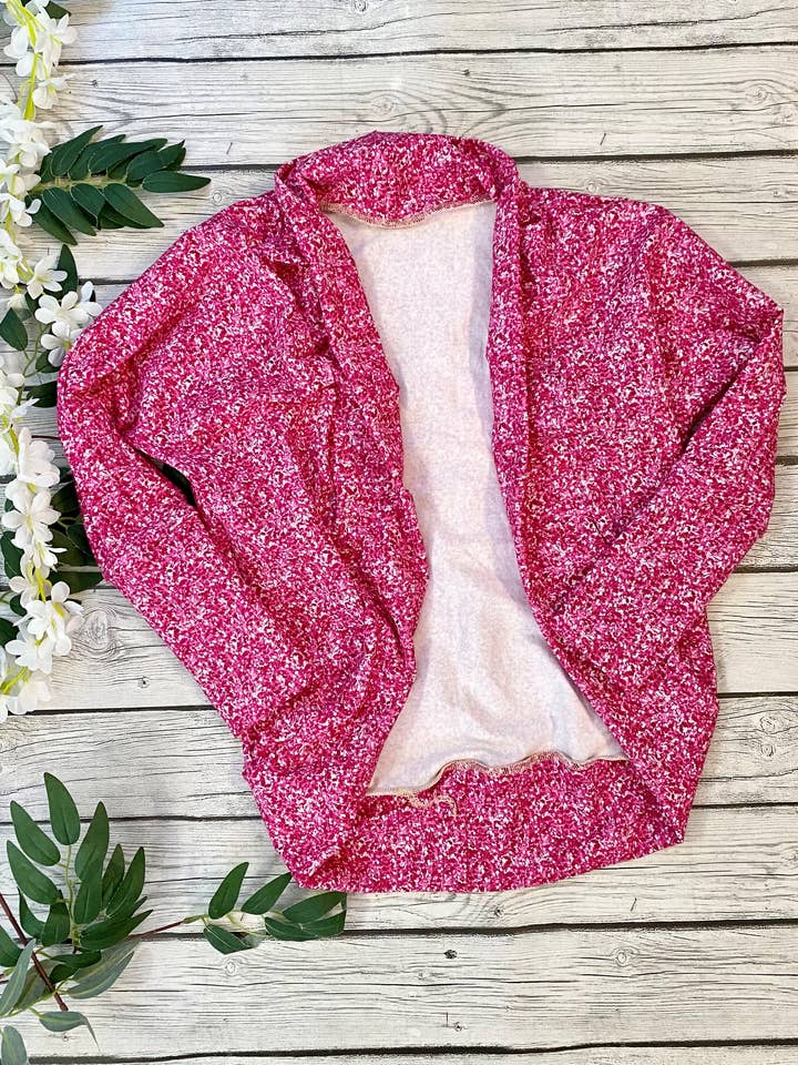 Piger Faux Gnistre Glitter Cocoon Vokse Med Mig Cardigan for engroshandel hos Redeemed Made New