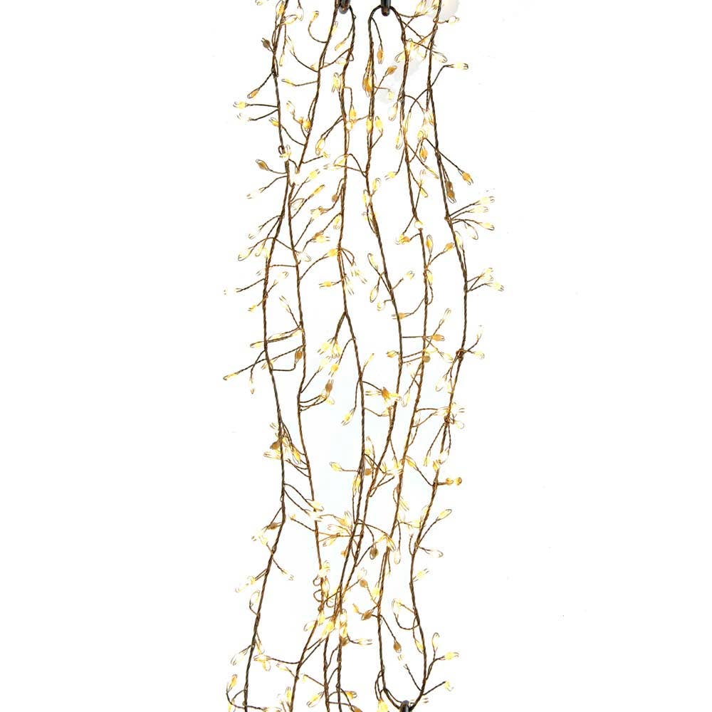 Kurt S. Adler, Inc. - Vente Fanion/guirlande - 300L GUIRLANDE GRAPPE W/TWNKL WM LED BLANCHE1