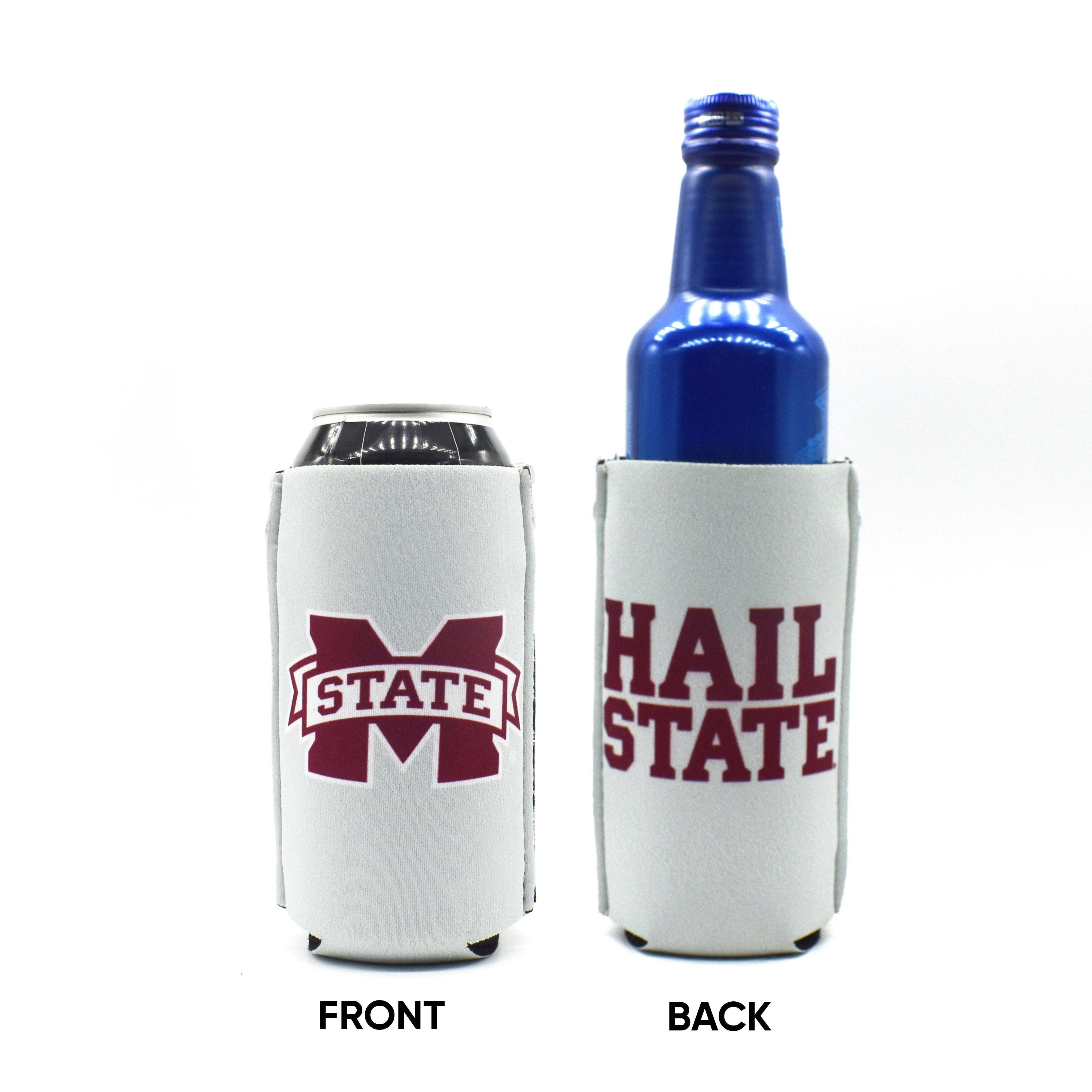 ZipSip – Großhandel Getränkemanschetten & -Koozies – Mississippi State University Hail State - Hellgrau5