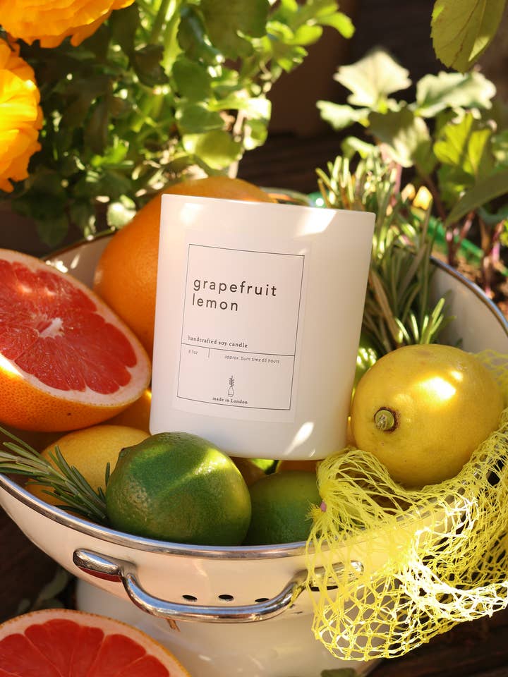 Vela de Soja con Aroma a Pomelo y Limón para venta al por mayor de Den Perfect