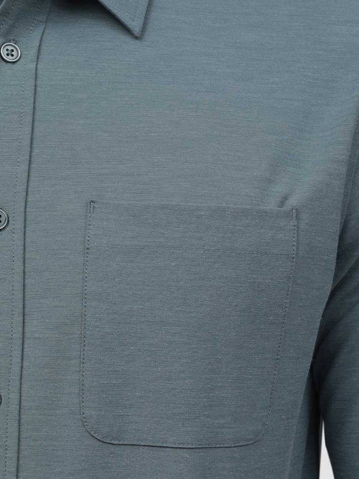 INTO THE AM - Vente Chemise à col boutonné – homme - Chemise boutonnée à manches longues pour hommes44