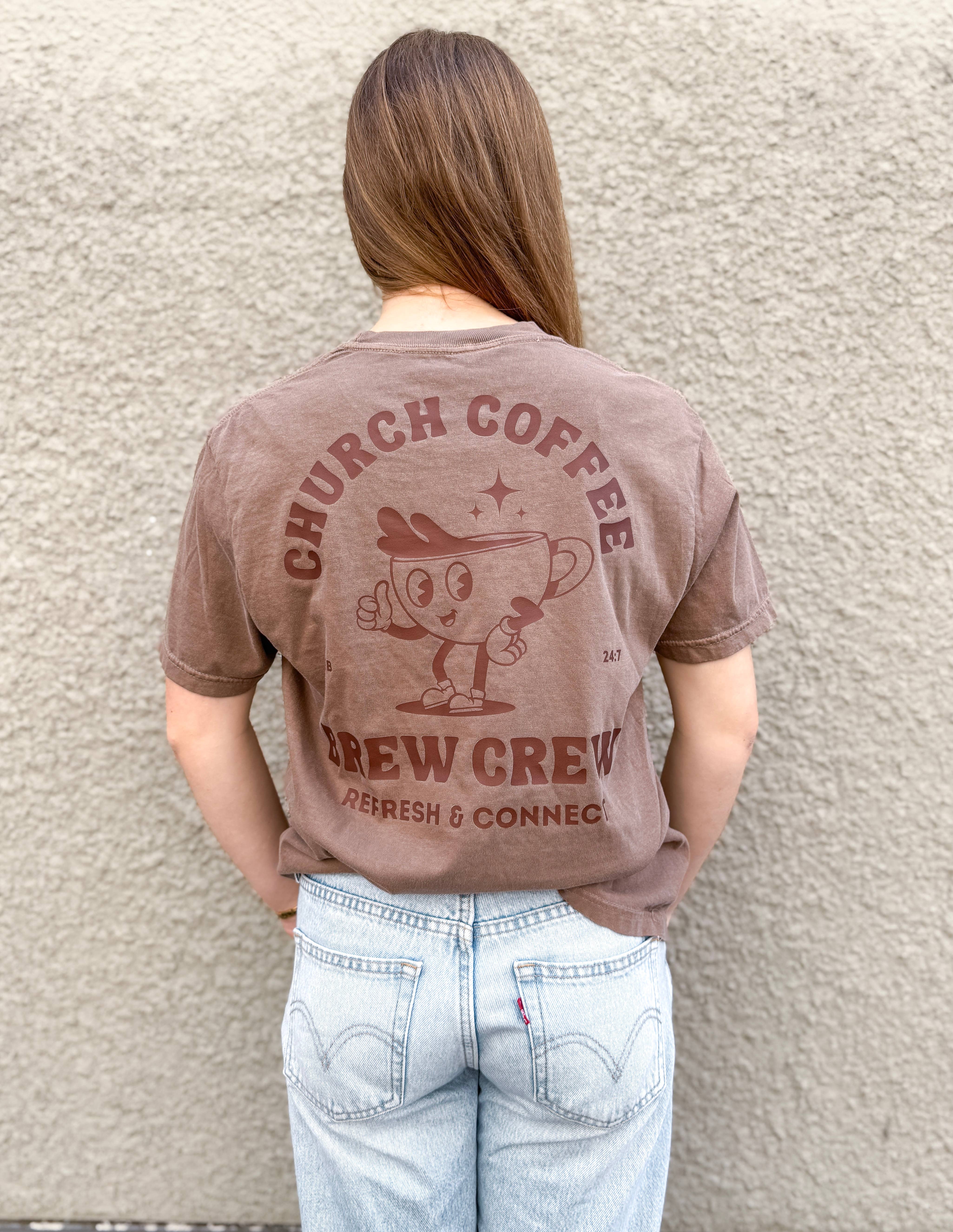 Faith & Life Christian Brands – wholesale Sweatshirt med tryck - Dam – Kristen Grafisk T-shirt Kyrka Kaffe Crew Retro Vibes1