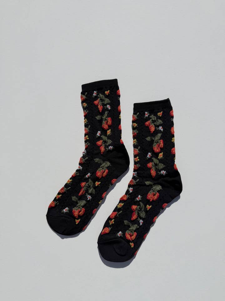 Billy Bamboo - Wholesale Socks - Women's - STRAWBERRIES SOCKS14