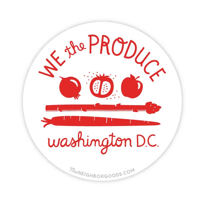 DC Flag Sticker for wholesale by The Neighborgoods