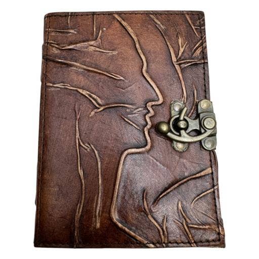 Zenn Antique Face Design Front Lock Yellow Hand Made Pa-056 for wholesale by International Gifts Ltd.