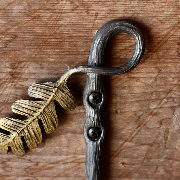 Oak Leaf Hook for wholesale by Wicks Forge