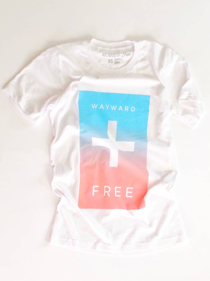 Colorfully Wayward + Free Tee for wholesale by Wayward & Free
