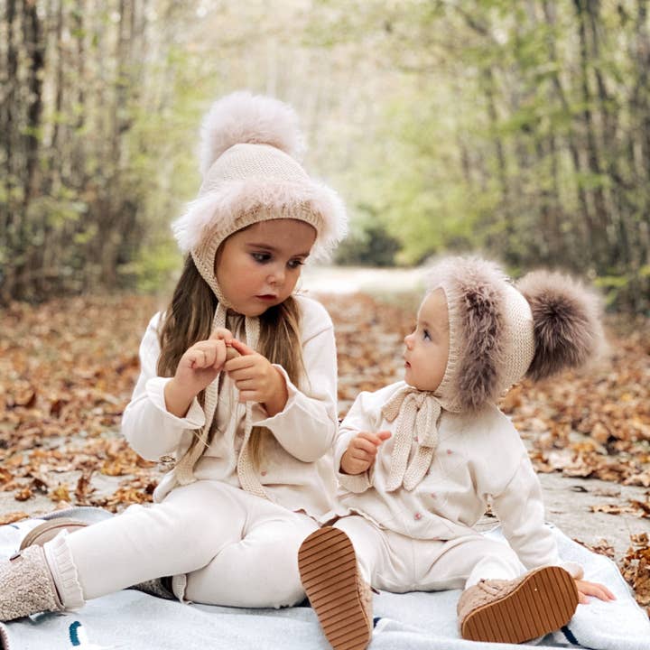 Petite Maison Kids - Wholesale Newborn/Knit Hat - Baby - Lion Bonnet Brown4