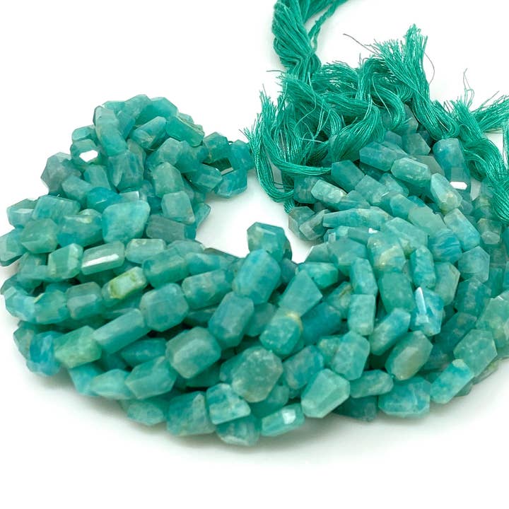 Amazoniet Nugget kralen, Peruaanse Amazoniet edelsteen kralen, sieraden benodigdheden, Bulk Groothandel Kralen, 8mm - 12mm, 10” Streng voor wholesale door Akstar Gems