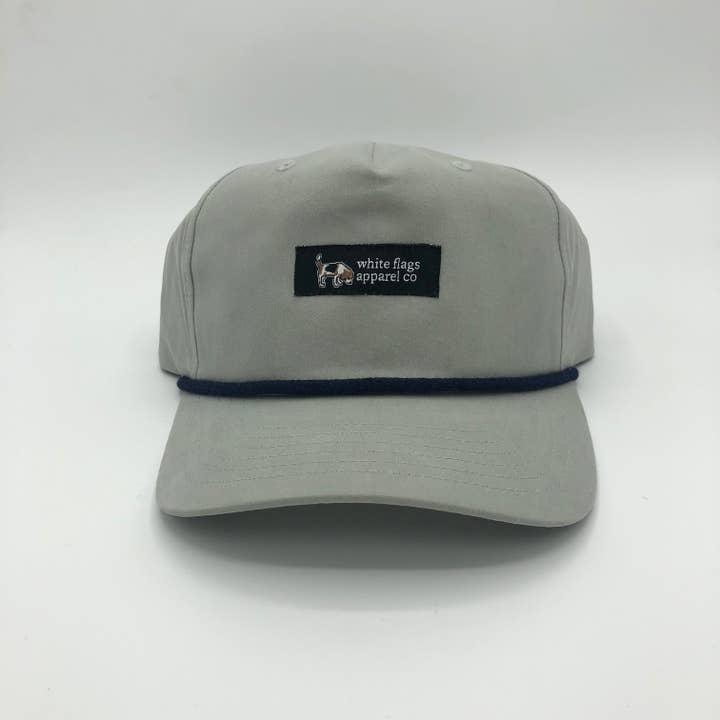 Étiquette tissée Surfer Snapback pour la vente par White Flags Apparel Co