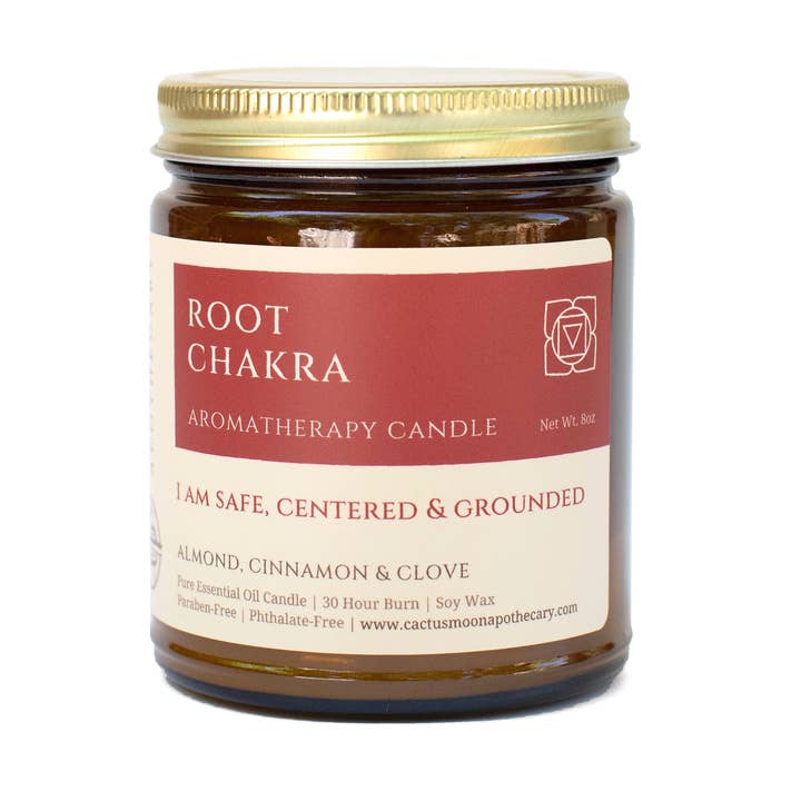 Candle - Root Chakra for wholesale by Cactus Moon Apothecary