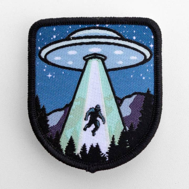 UFO Bigfoot Conspiracy Patch for wholesale by Squatchy