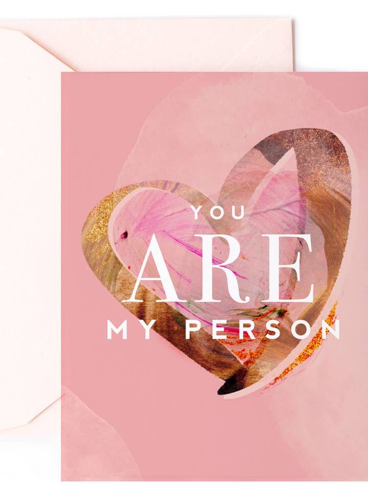 You're My Person -Sweet Love & Anniversary Greeting Card for wholesale by Kitty Meow Boutique